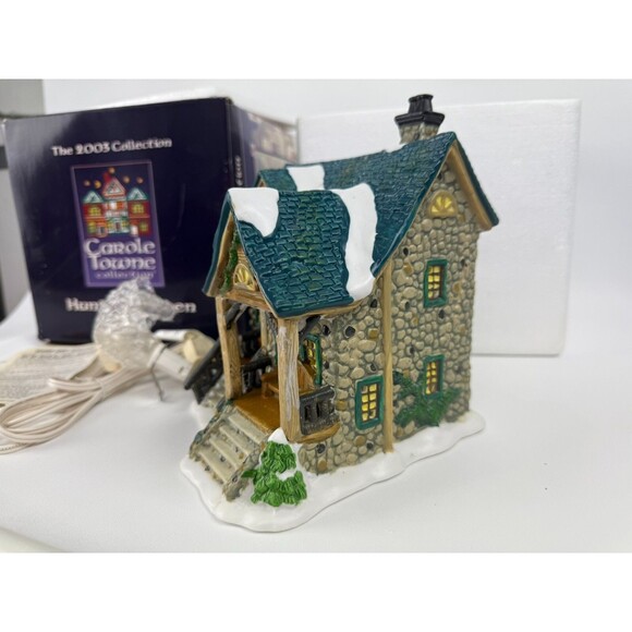 2003 LEMAX CAROLE TOWNE HUNTER'S HAVEN LIGHTED With Box - Picture 8 of 10